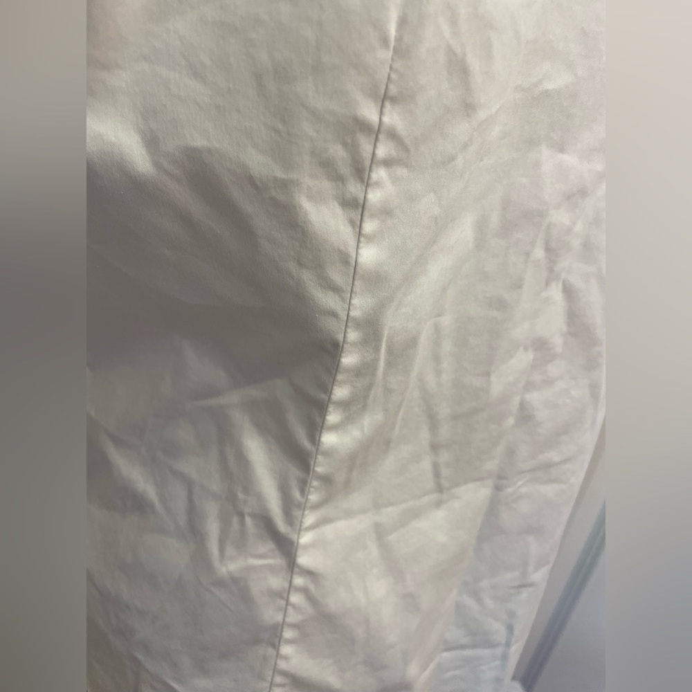 Lafayette 1448 New York off White Ruffle Short Sleeved Blouse size 12 - Picture 5 of 11